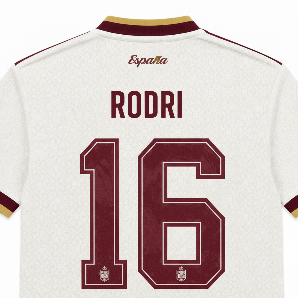 Rodri 2026 Spain Away Jersey