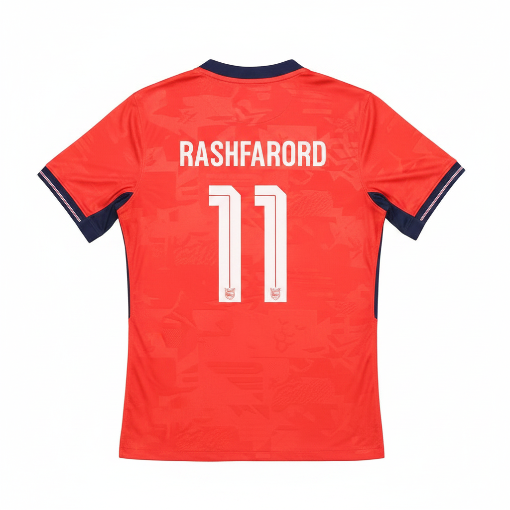 Marcus Rashford 2026 England Away Jersey