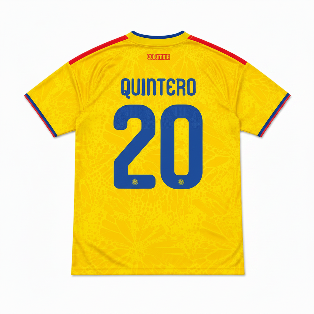 Quintero 2026 Colombia Home Jersey