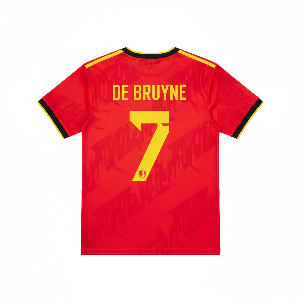 Kevin De Bruyne Belgium Home Jersey