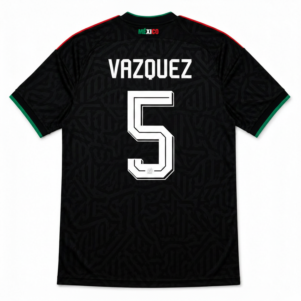 Vazquez 2026 Mexico 2nd Away Jersey