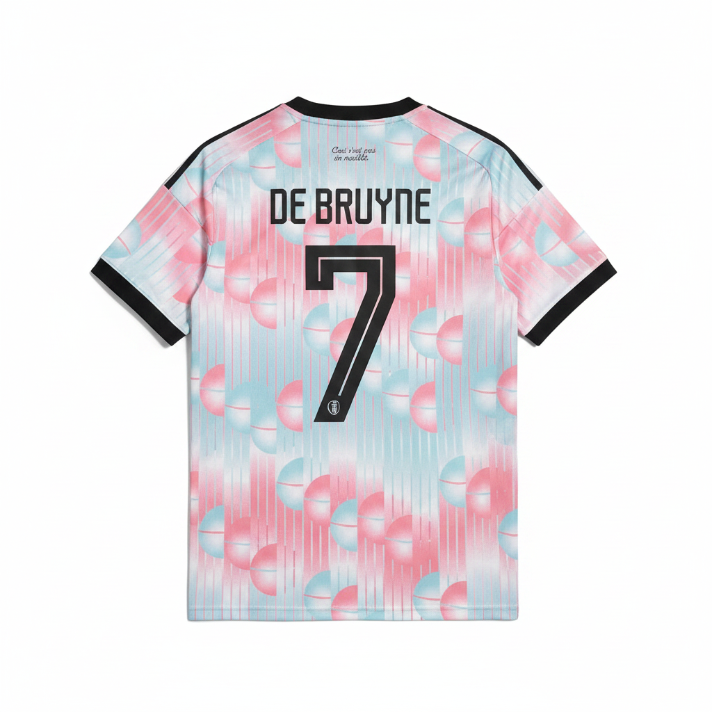 Kevin De Bruyne Belgium Away Jersey