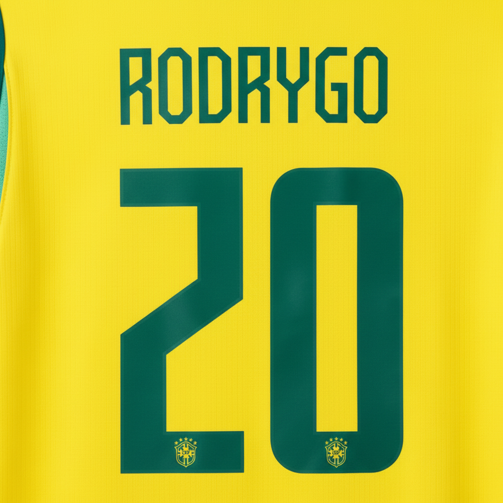Rodrygo 2026 Brazil Home Jersey