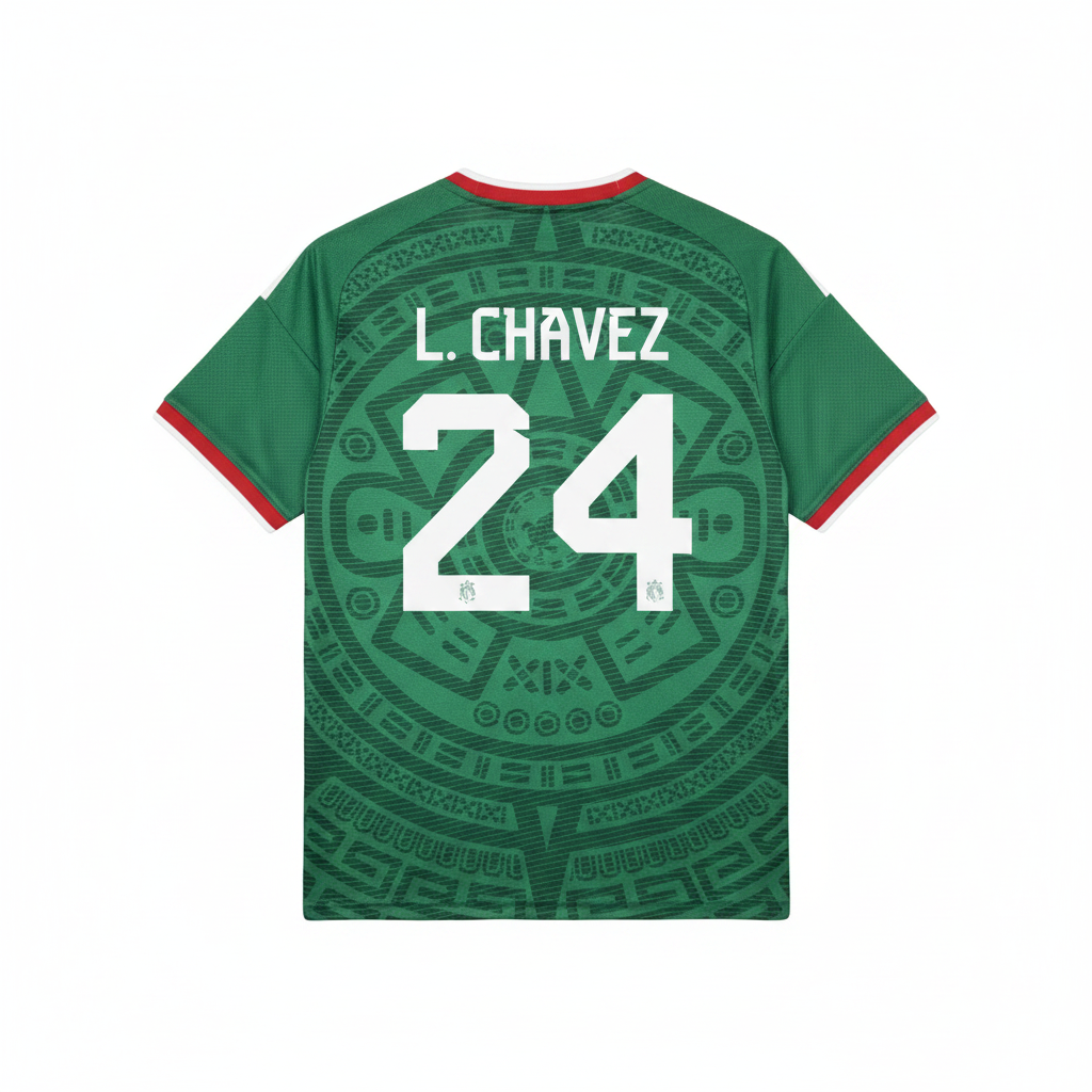 Chavez 2026 Mexico Home Jersey