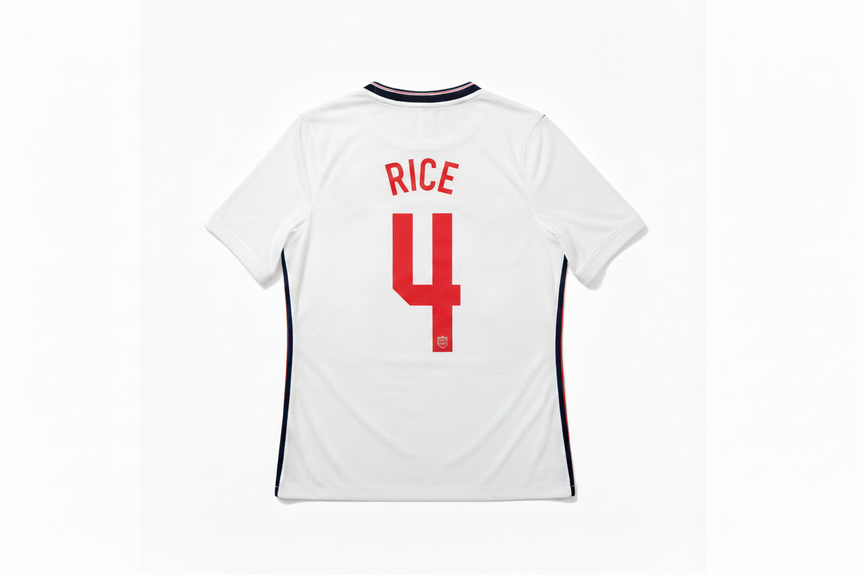 Rice 2026 England Home Jersey