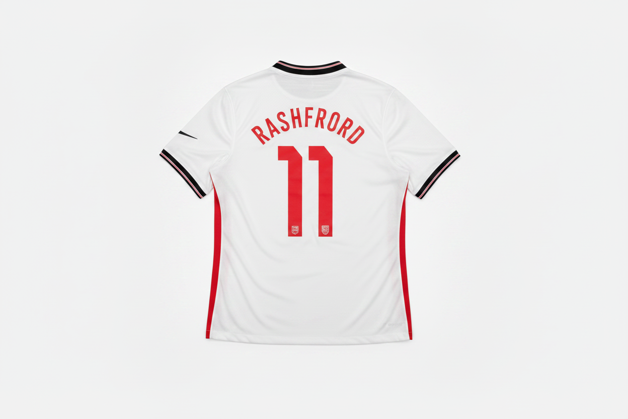 Marcus Rashford 2026 England Home Jersey
