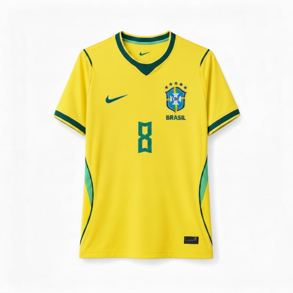 Bruno Guimaraes 2026 Brazil Home Jersey
