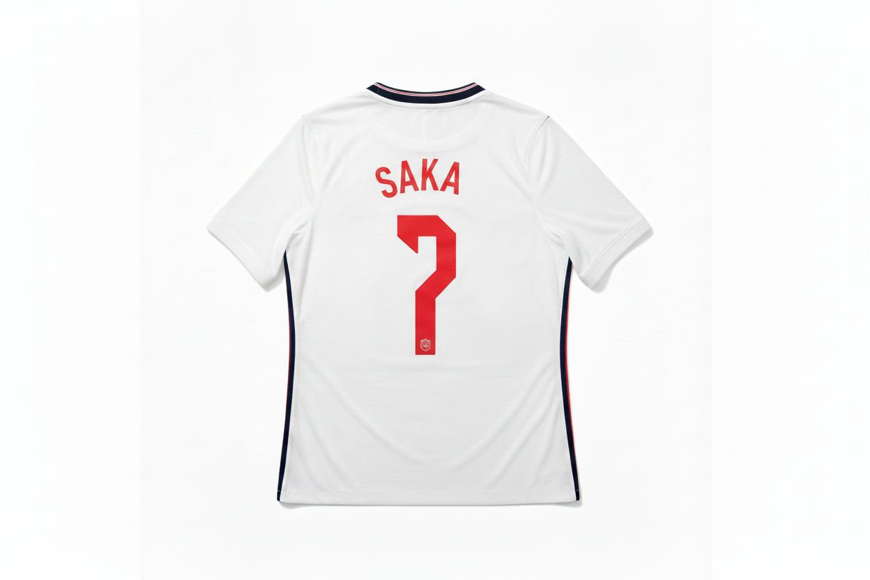 Saka 2026 England Home Jersey