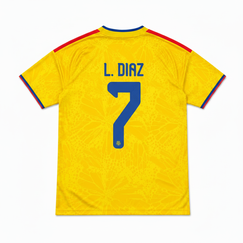 L. Díaz 2026 Colombia Home Jersey