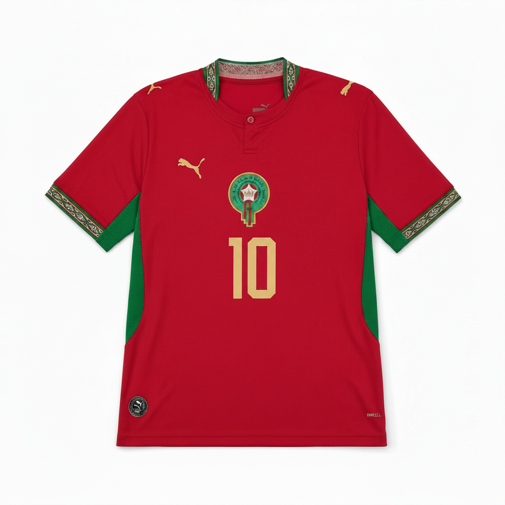 Brahimi Diaz 2026 Morocco Home Jersey
