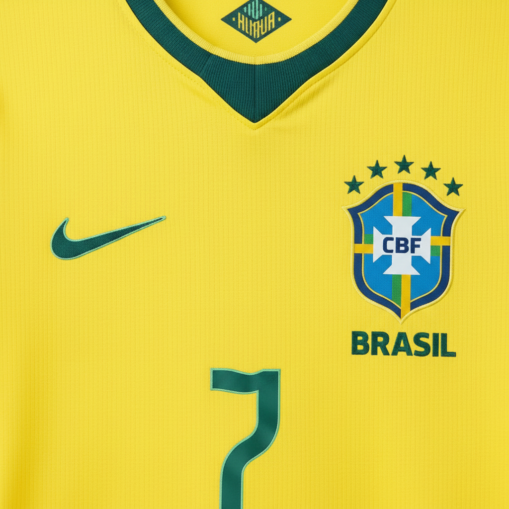 Vini Jr 2026 Brazil Home Jersey