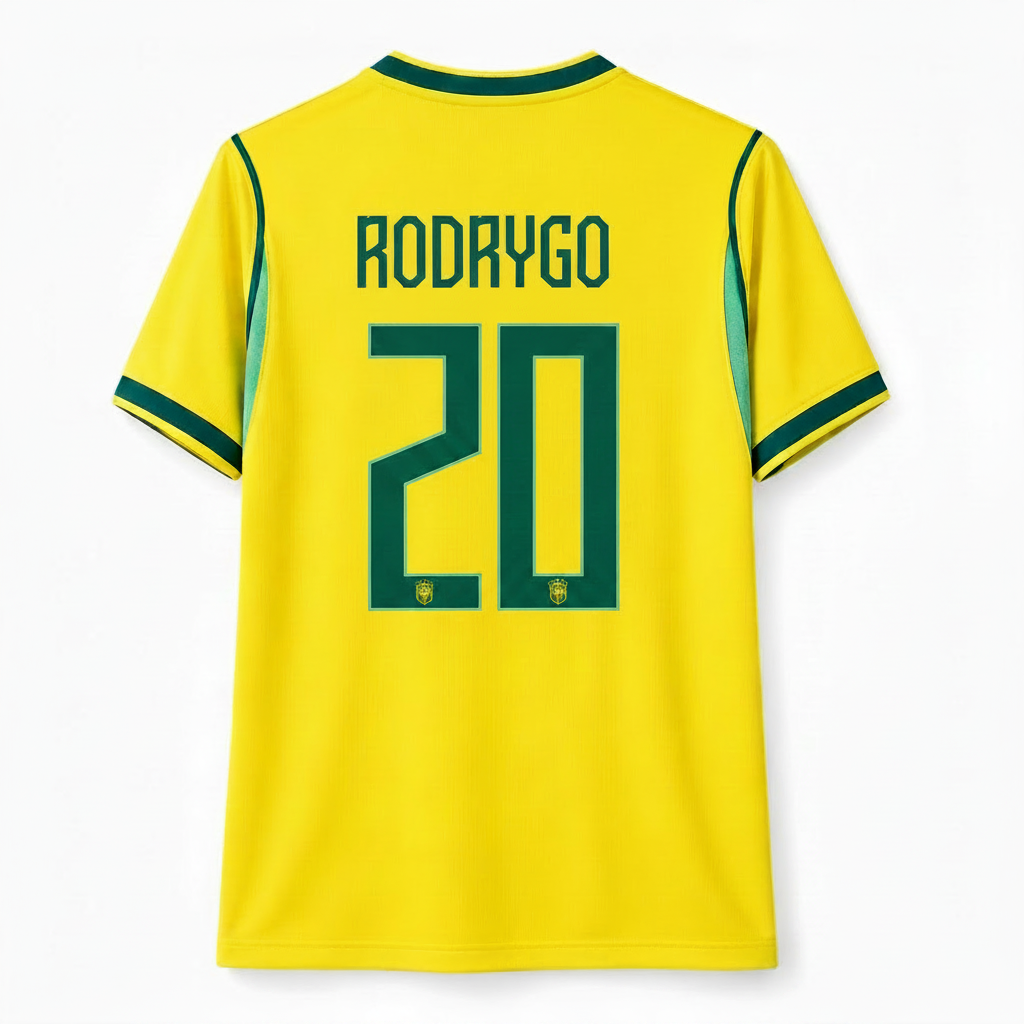 Rodrygo 2026 Brazil Home Jersey