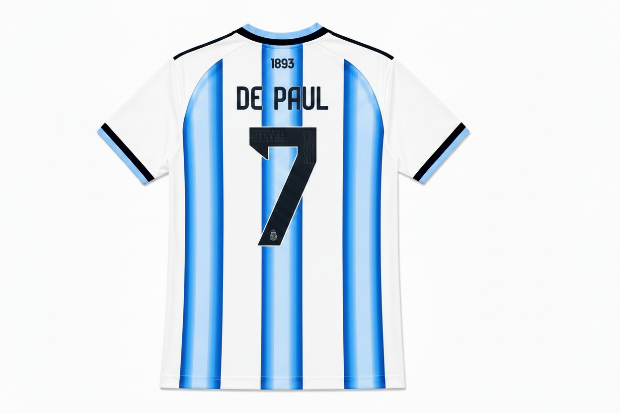 De Paul 2026 Argentina Home Jersey