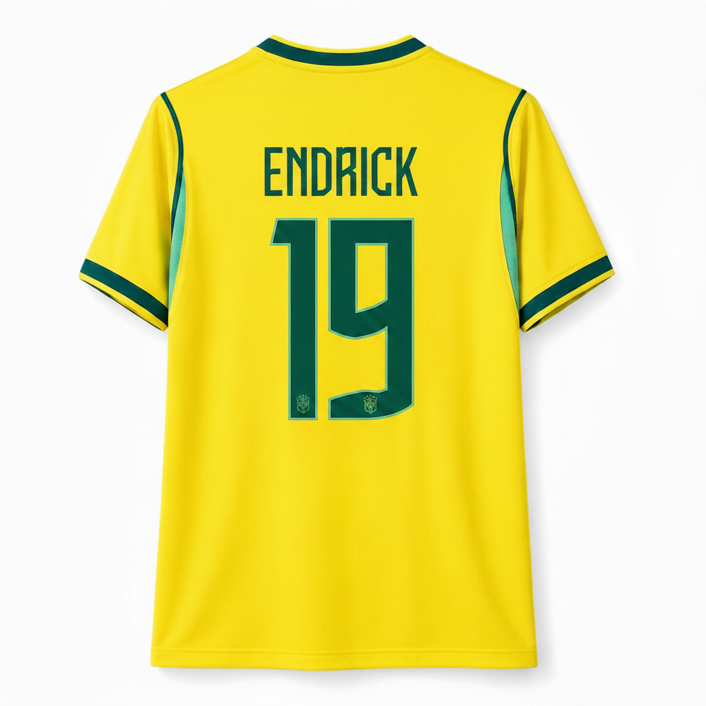 Endrick 2026 Brazil Home Jersey