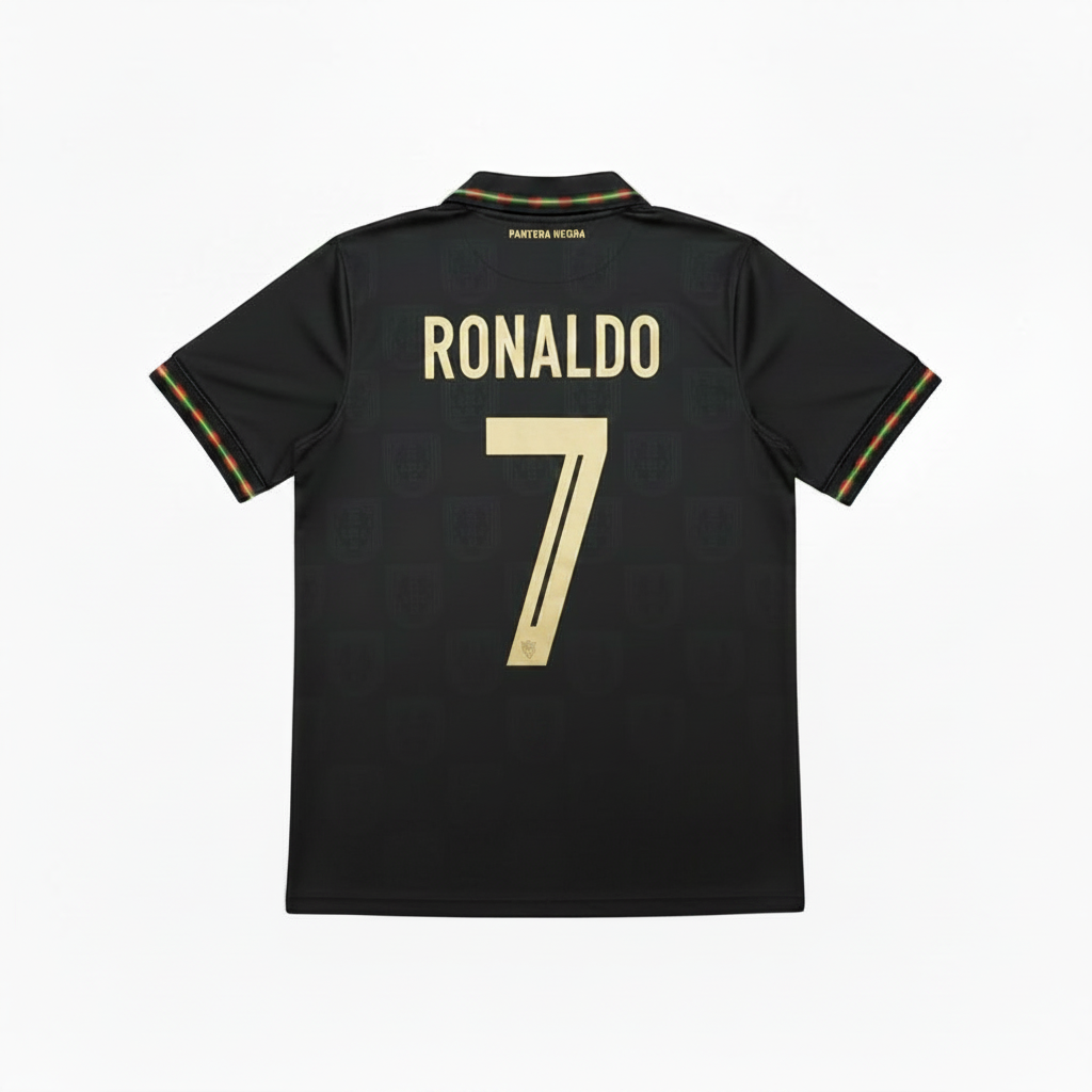Cristiano Ronaldo Portugal Pantera Negra Jersey
