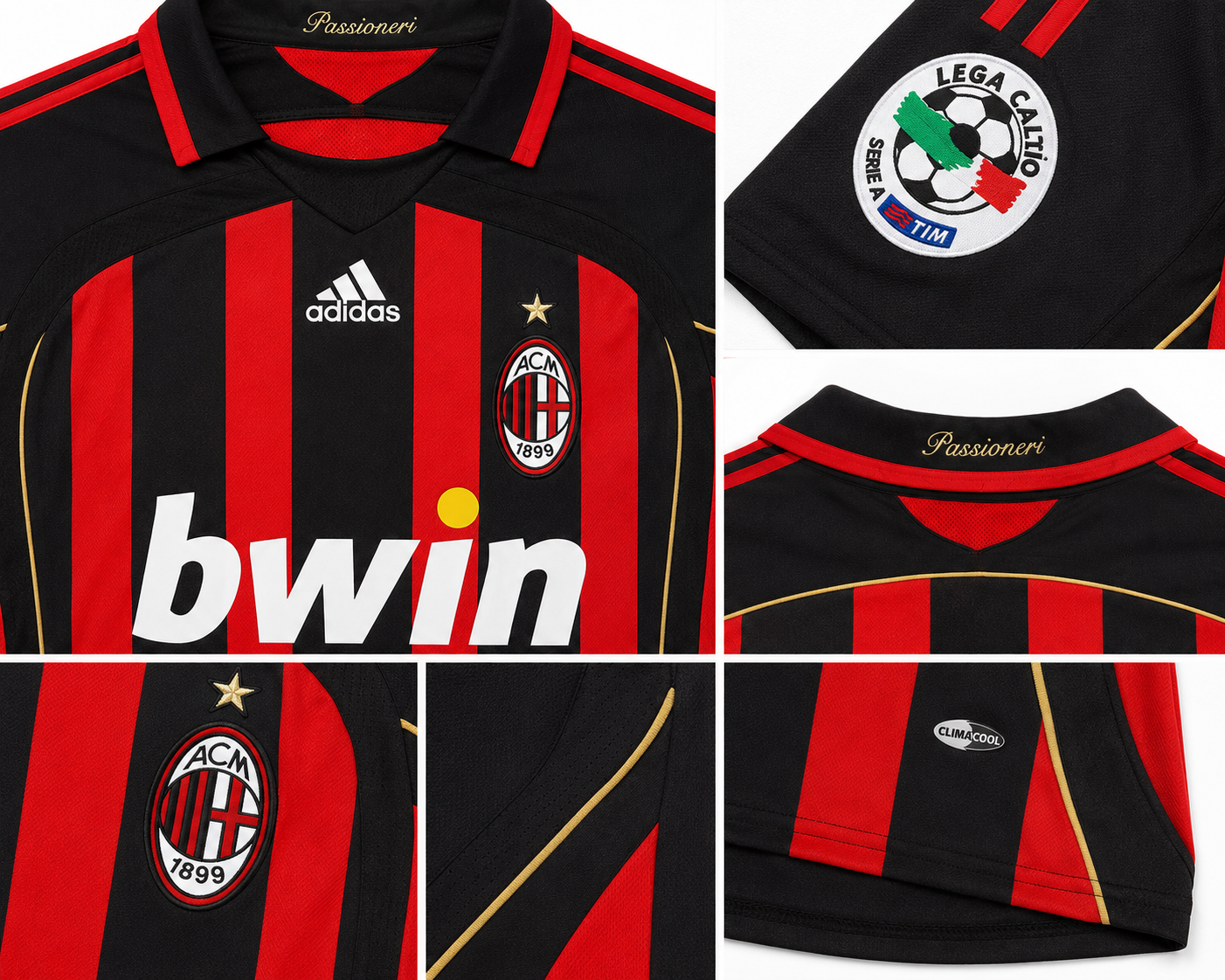 2006/07 AC Milan Retro Home Kit