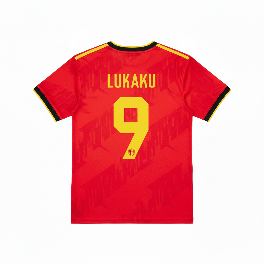 Lukaku Belgium Home Jersey