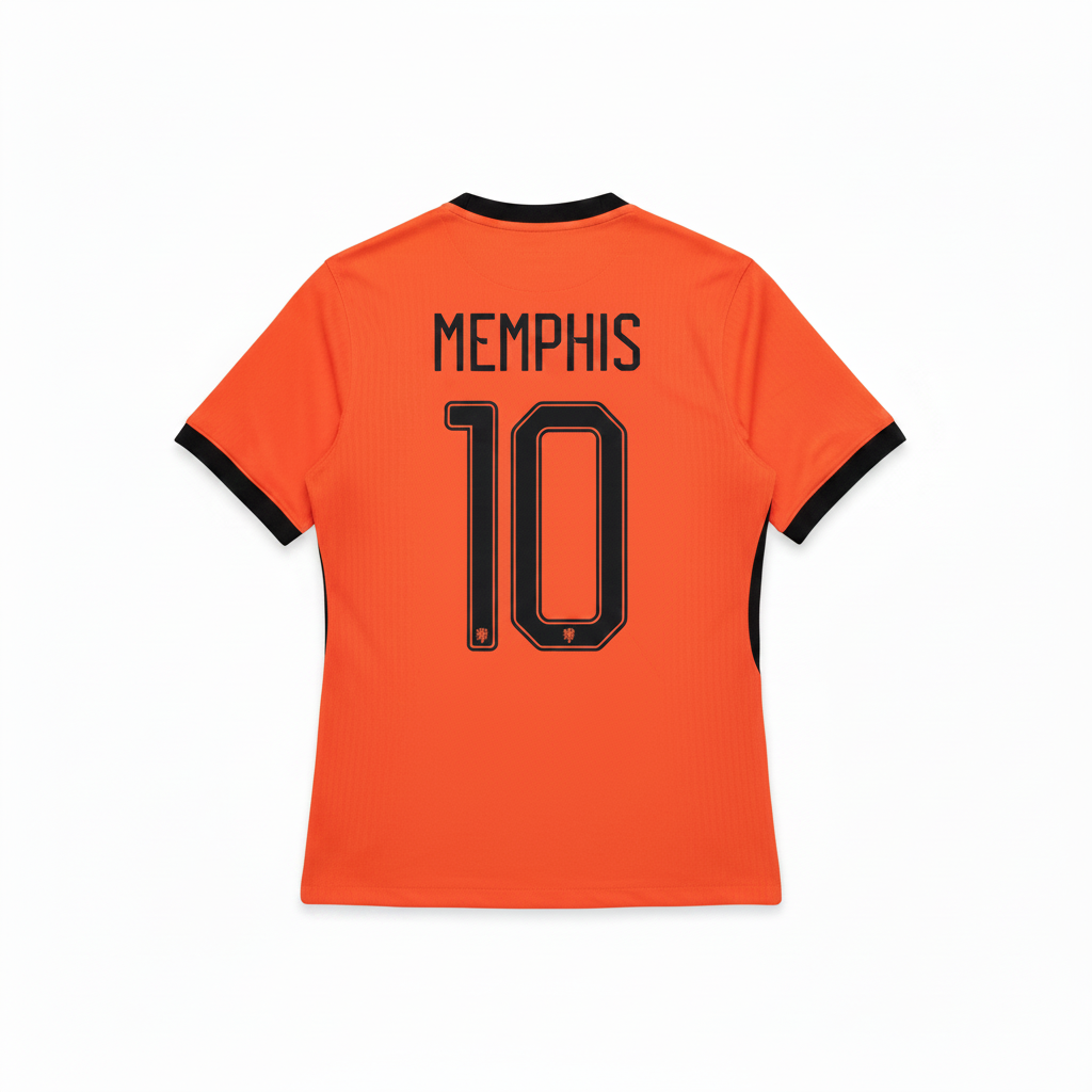 Memphis Depay 2026 Netherlands Home Jersey