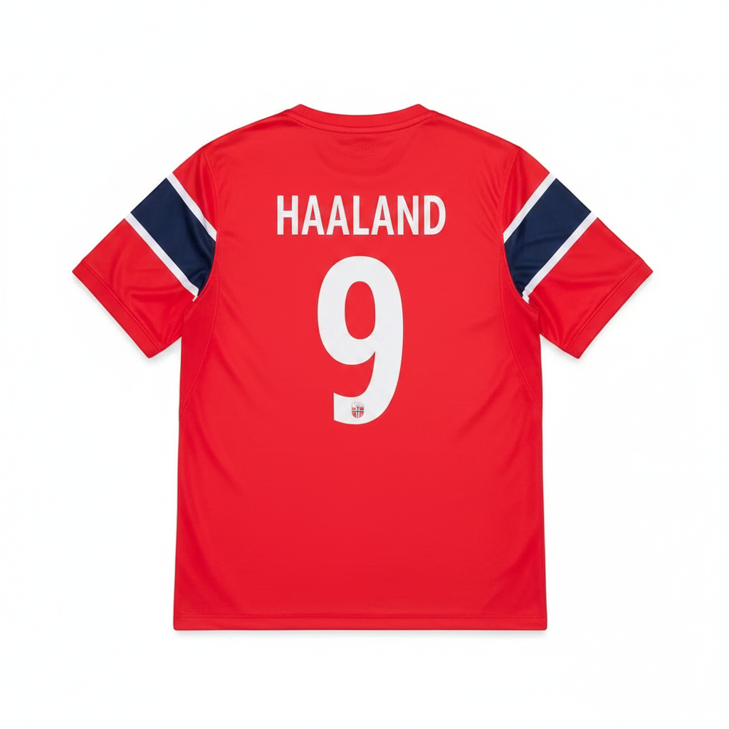 Erling Haaland 2026 Norway Home Jersey