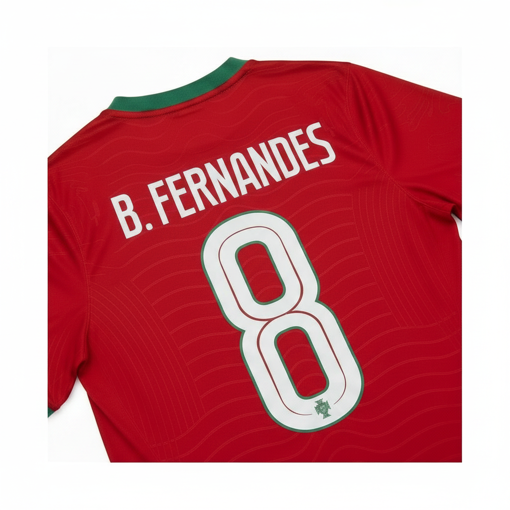 B. Fernandes 2026 Portugal Home Jersey