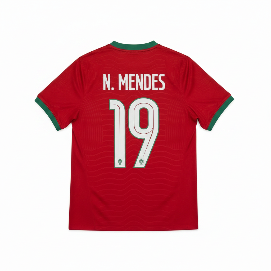 N. Mendes 2026 Portugal Home Jersey
