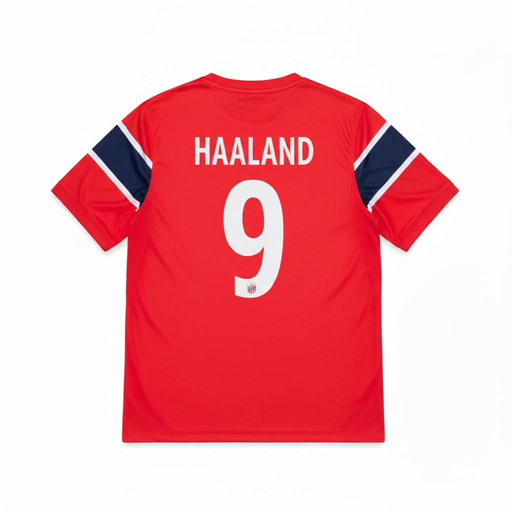 Erling Haaland 2026 Norway Home Jersey