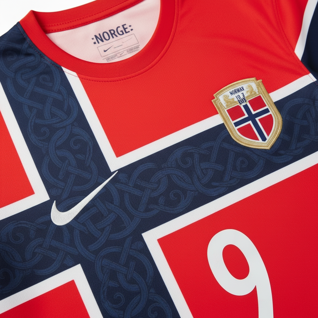 Erling Haaland 2026 Norway Home Jersey