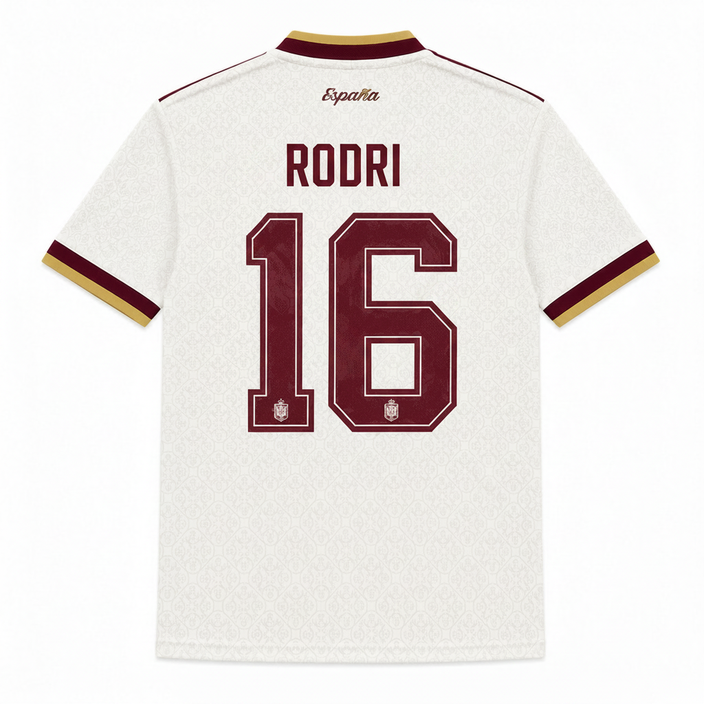 Rodri 2026 Spain Away Jersey