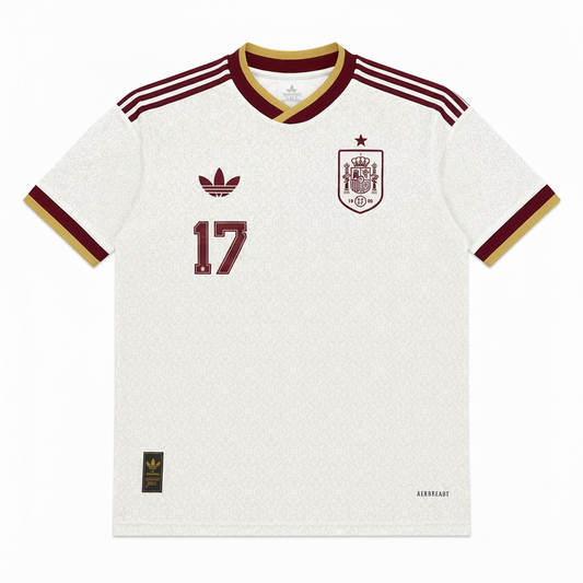 Nico Williams 2026 Spain Away Jersey
