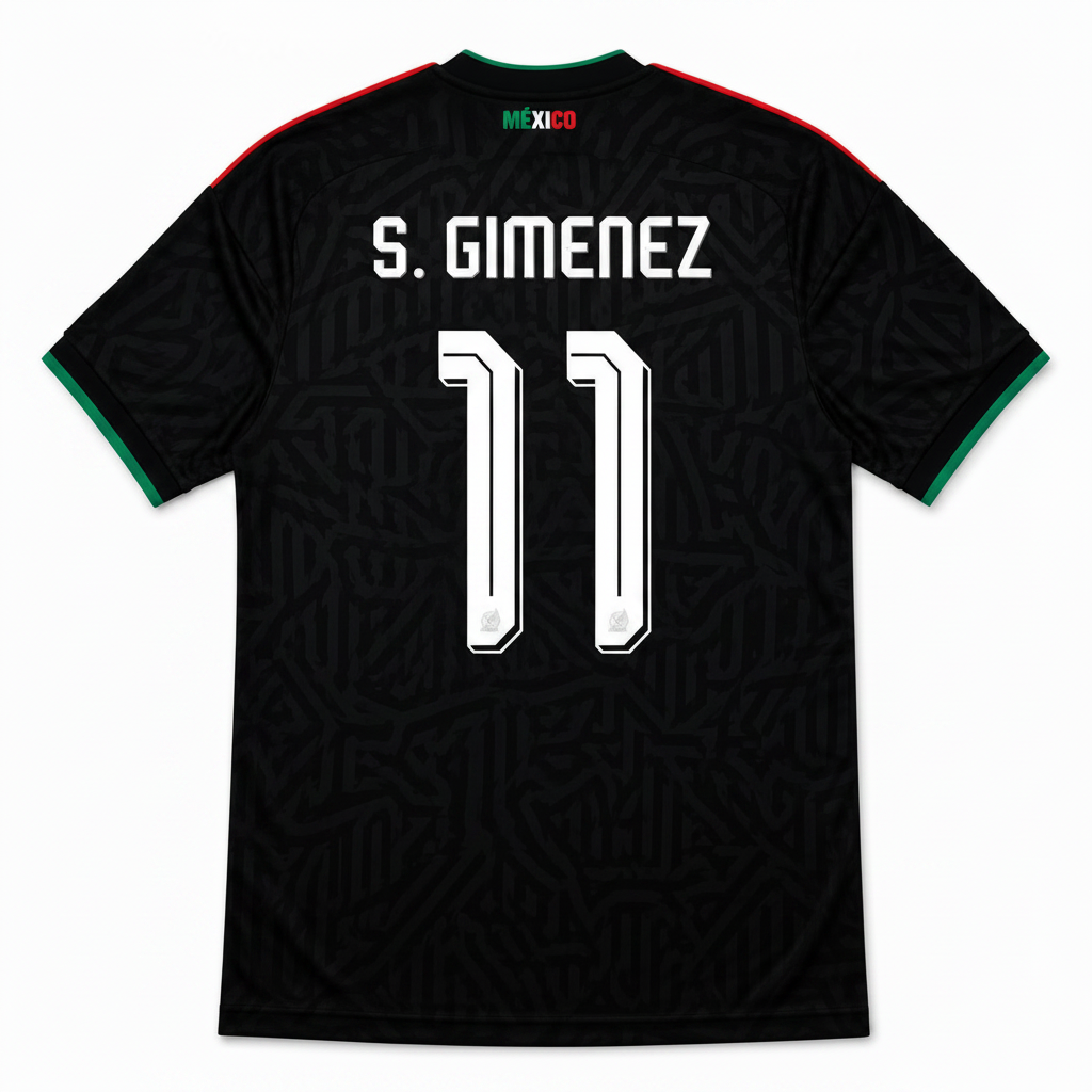 Santiago Gimenez 2026 Mexico 2nd Away Jersey