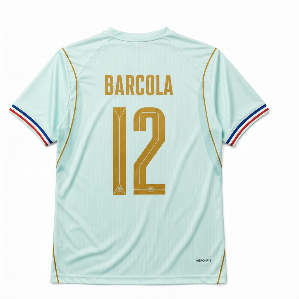 Barcola 2026 France Away Jersey
