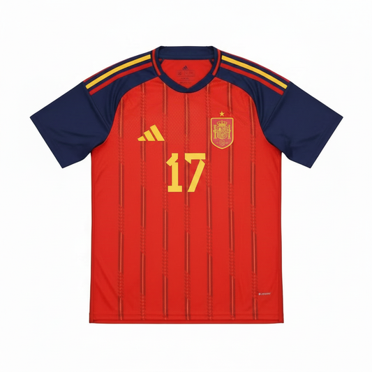 Nico Williams 2026 Spain Home Jersey