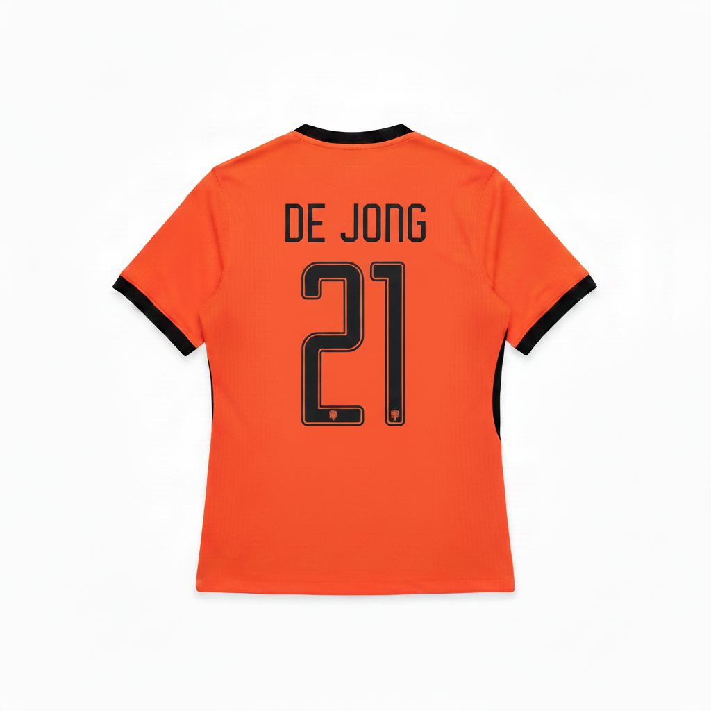 De Jong 2026 Netherlands Home Jersey