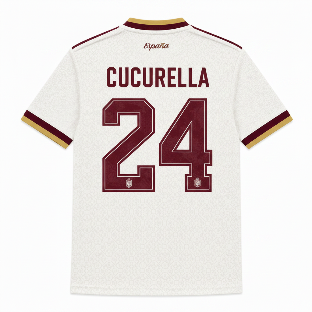 Cucurella 2026 Spain Away Jersey