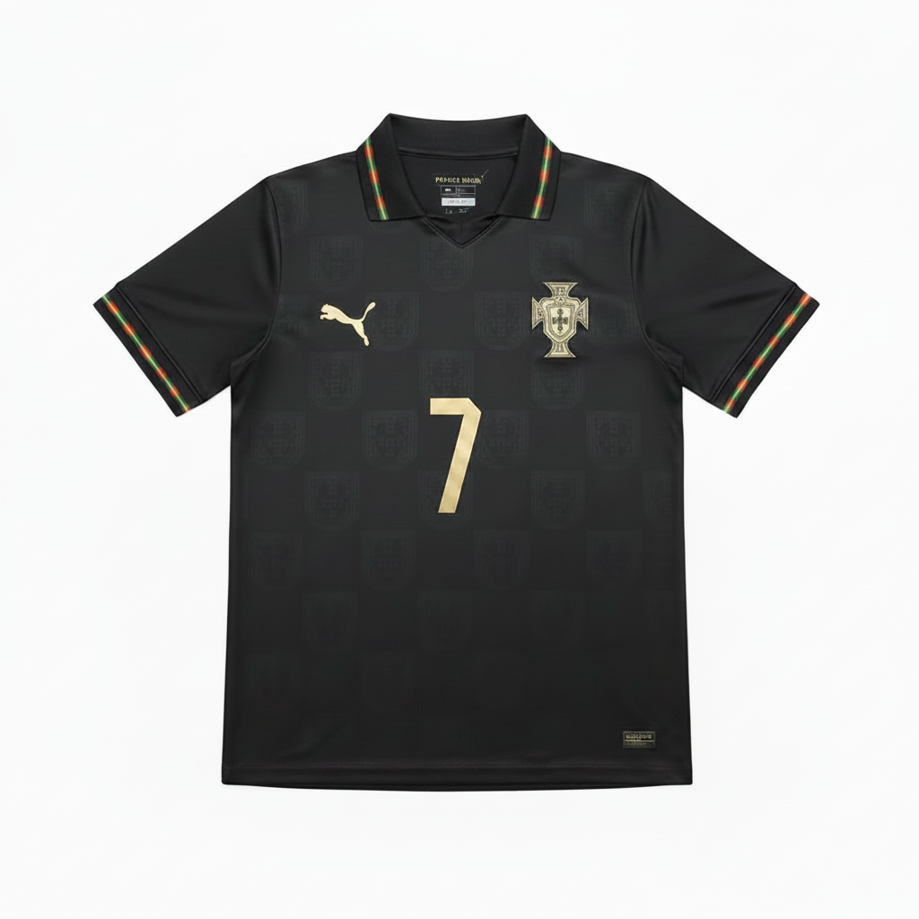 Cristiano Ronaldo Portugal Pantera Negra Jersey