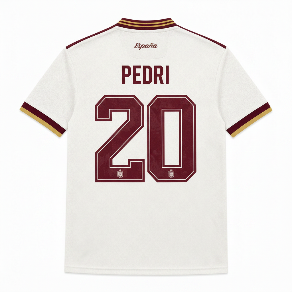 Pedri 2026 Spain Away Jersey