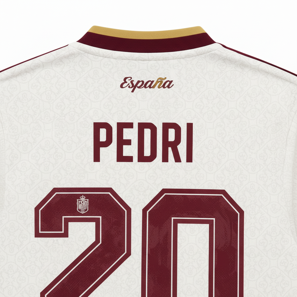 Pedri 2026 Spain Away Jersey