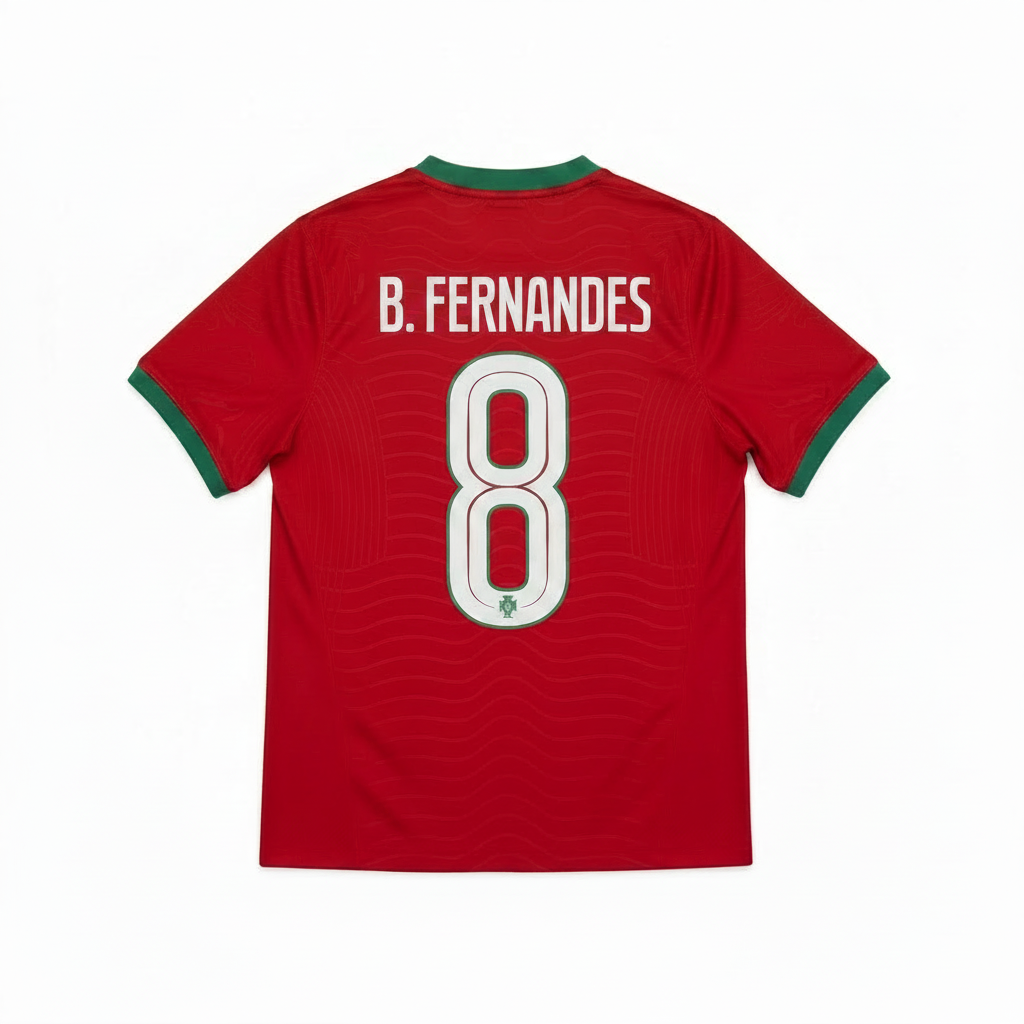 B. Fernandes 2026 Portugal Home Jersey