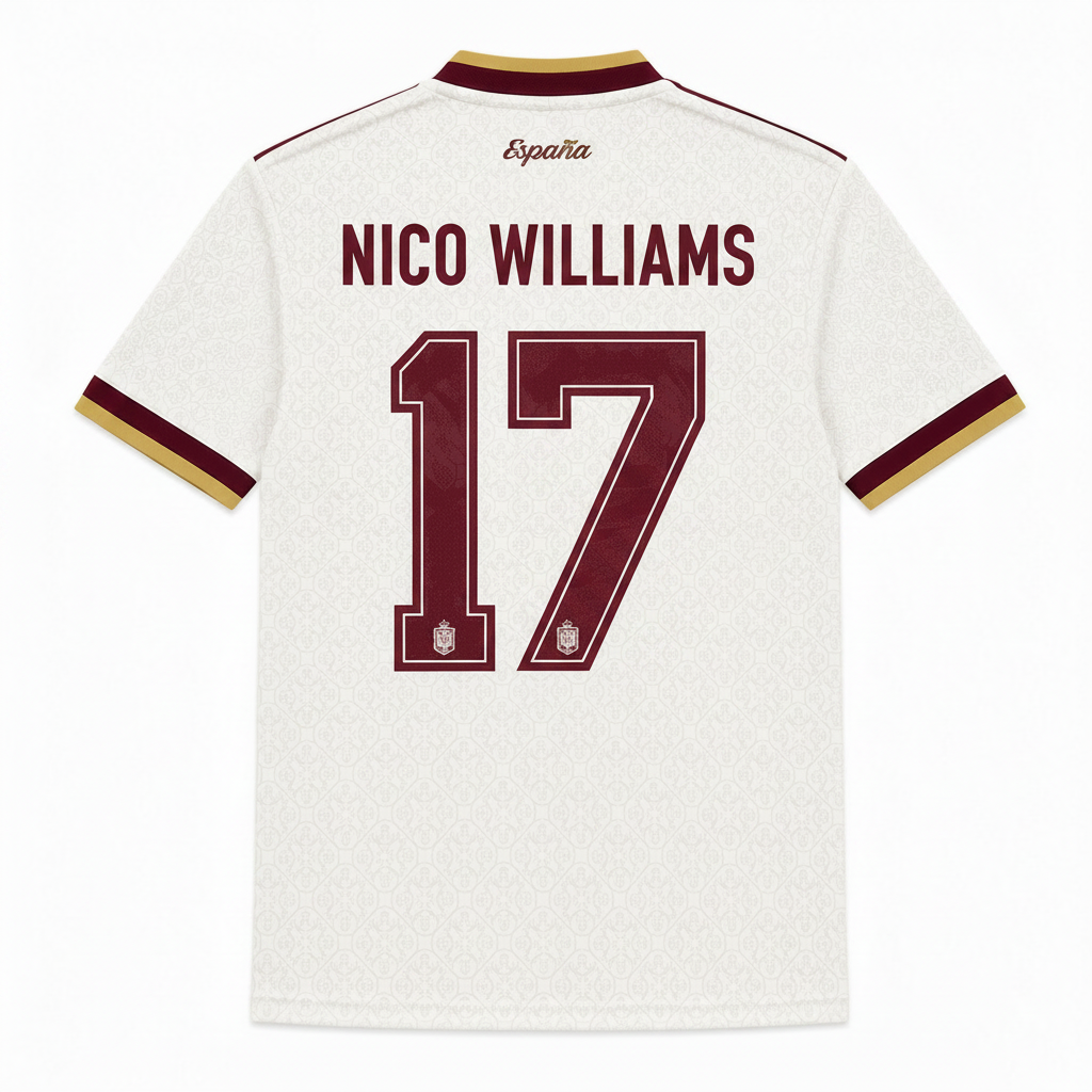 Nico Williams 2026 Spain Away Jersey