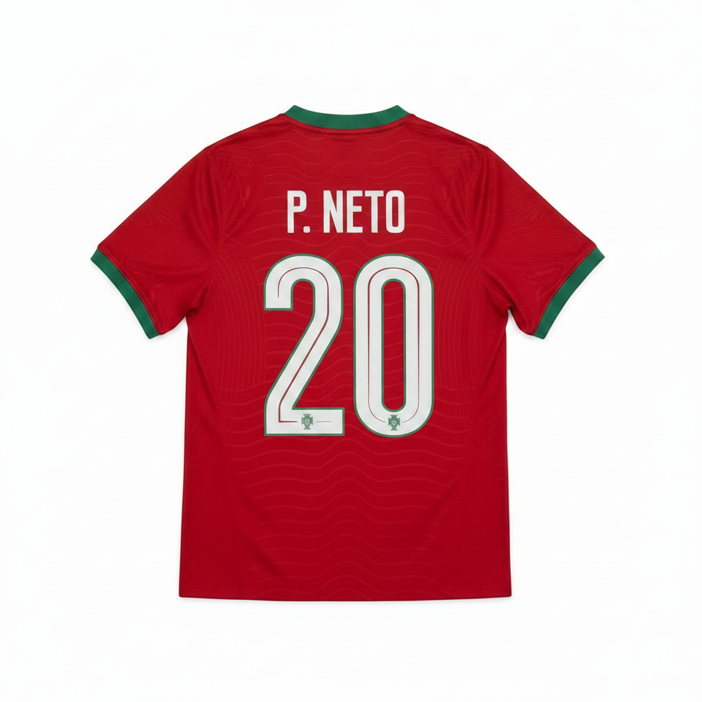 P. Neto 2026 Portugal Home Jersey