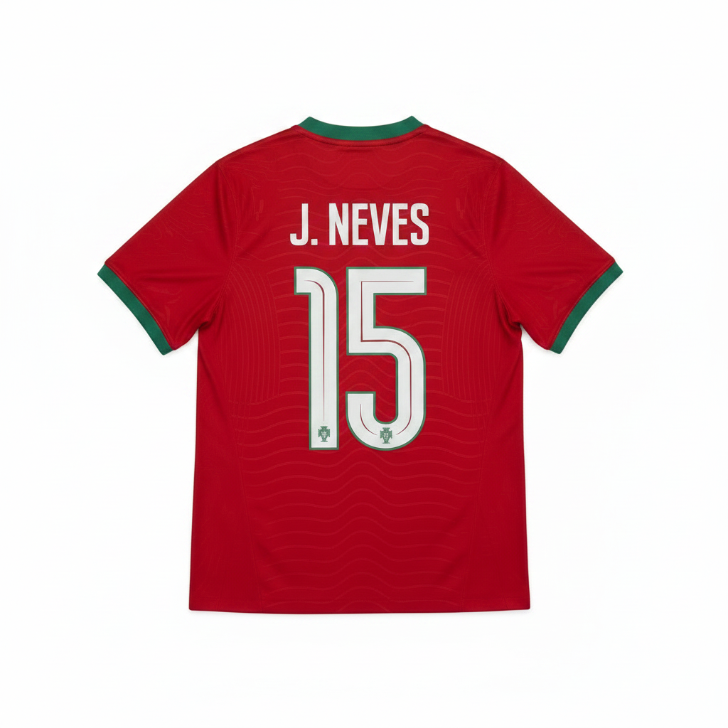 J. Neves 2026 Portugal Home Jersey