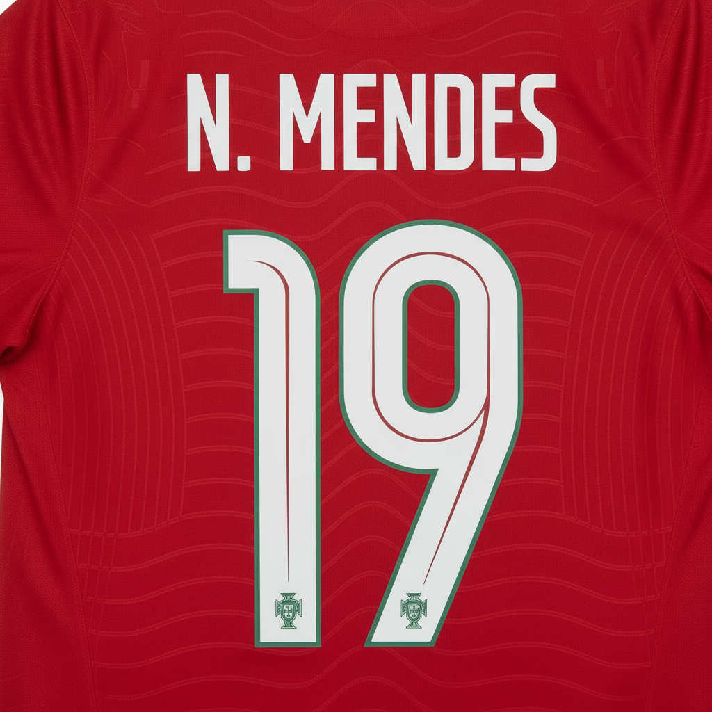 N. Mendes 2026 Portugal Home Jersey