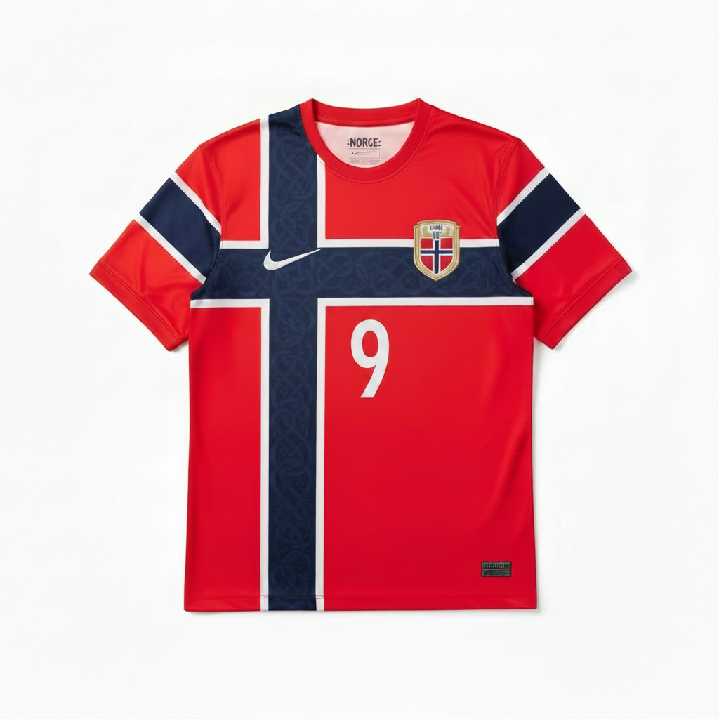 Erling Haaland 2026 Norway Home Jersey